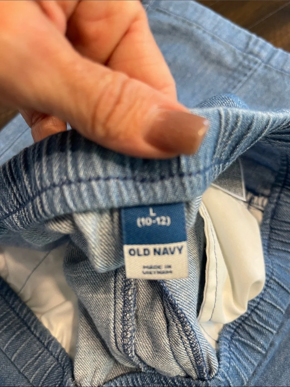 Old Navy Girls linen blend pants with Drawstring Bundle